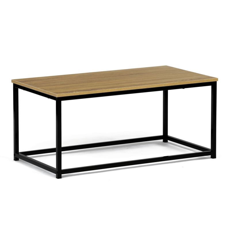 Stôl konferenčný, 90x48x41 cm, MDF, dekor divoký dub