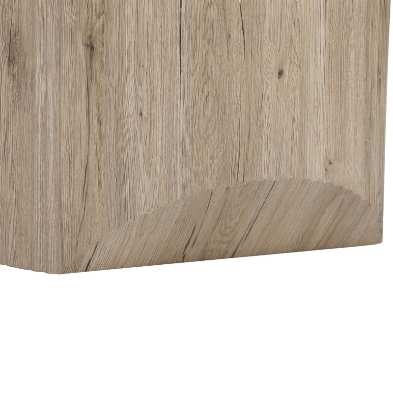 Stôl jedálenský, 200x100x76 cm, MDF doska, 3D dekor dub san remo