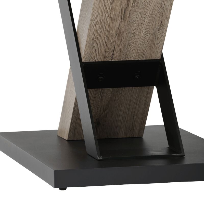 Konferenčný stôl v modernom dizajne 120x60cm, MDF doska, 3D dekor dub san remo
