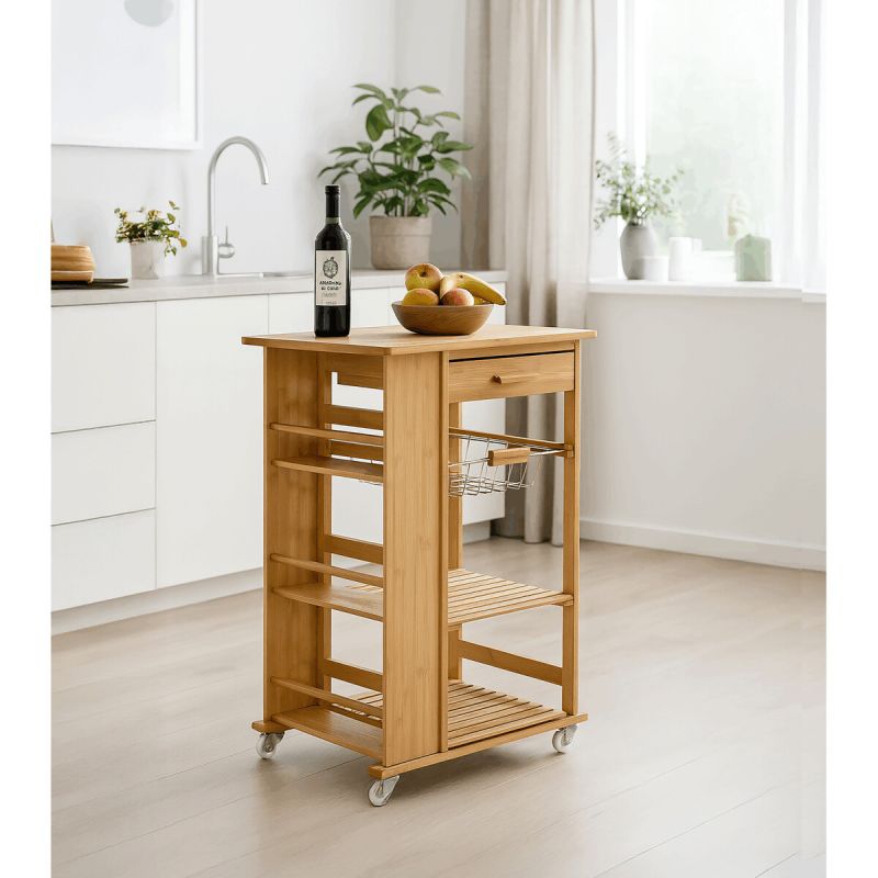 Úložný regál v prírodnej farbe
