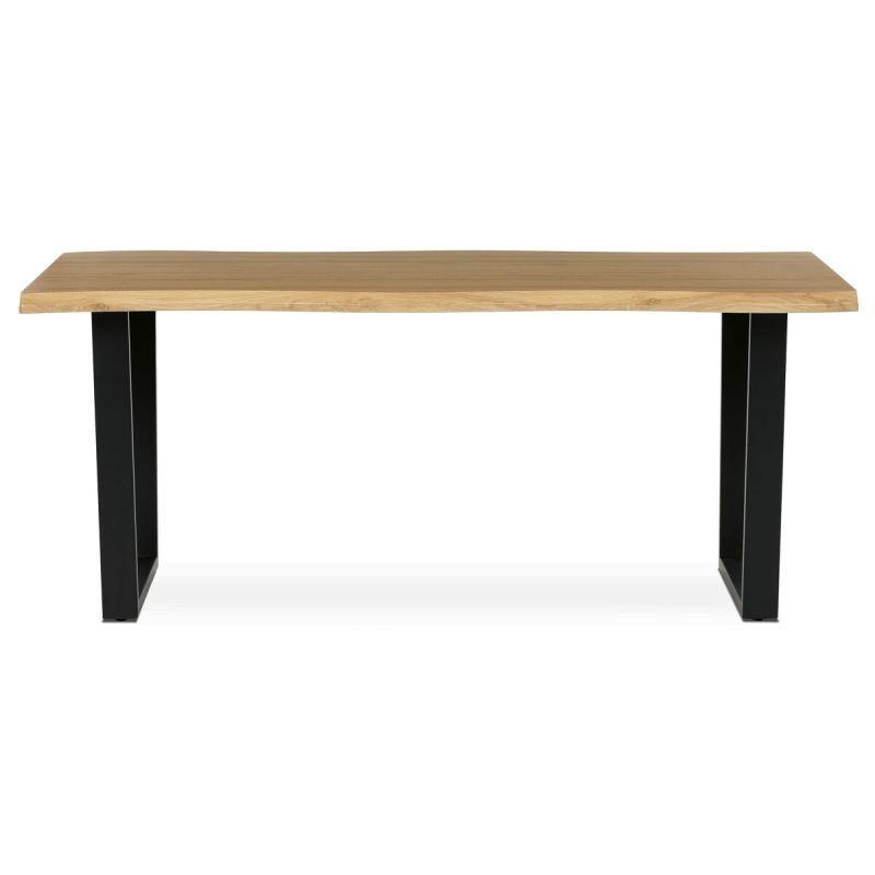 Stôl jedálenský 180x90, MDF doska dekor divoký dub, nohy v tvare U