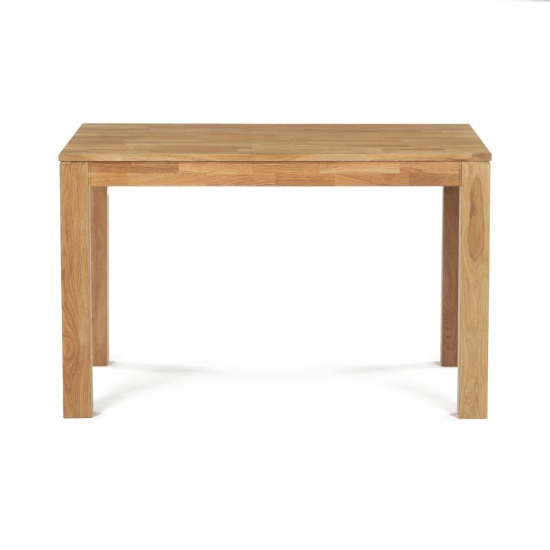 Jedálenský drevený stôl 120x80, masív dub biely, povrchová úprava olejom