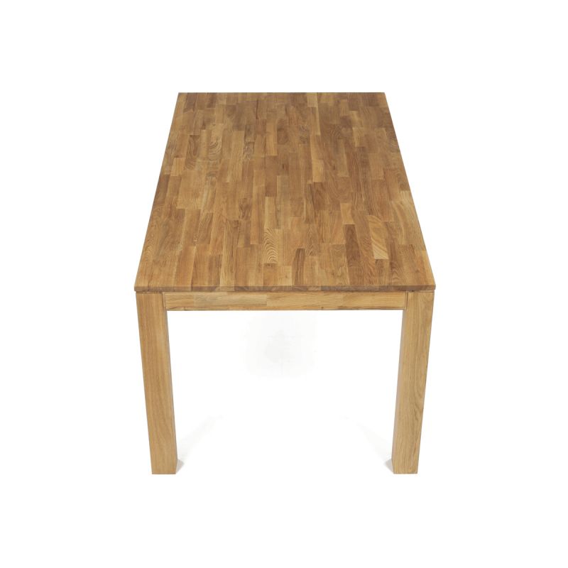 Jedálenský drevený stôl 160x90, masív dub biely, povrchová úprava olejom