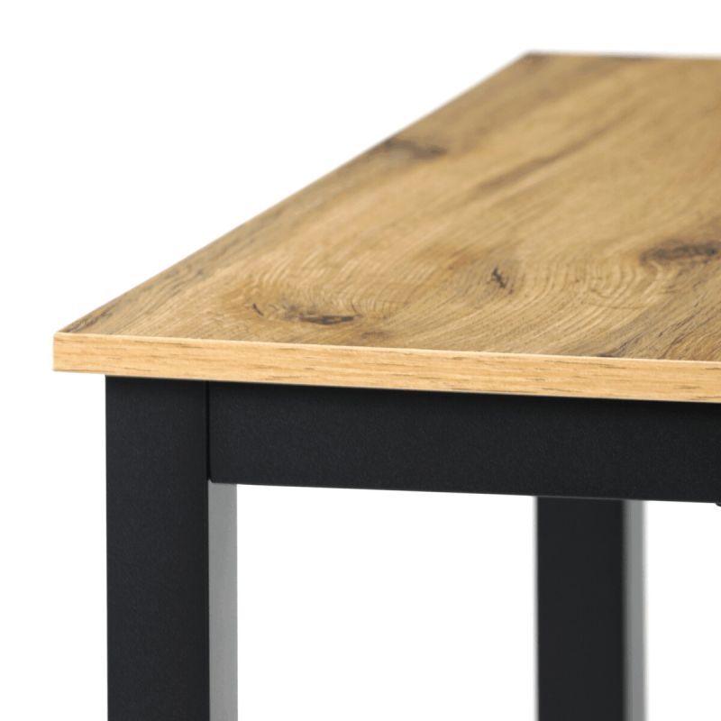 Jedálenský stôl 110×70×75 cm, MDF divoký dub