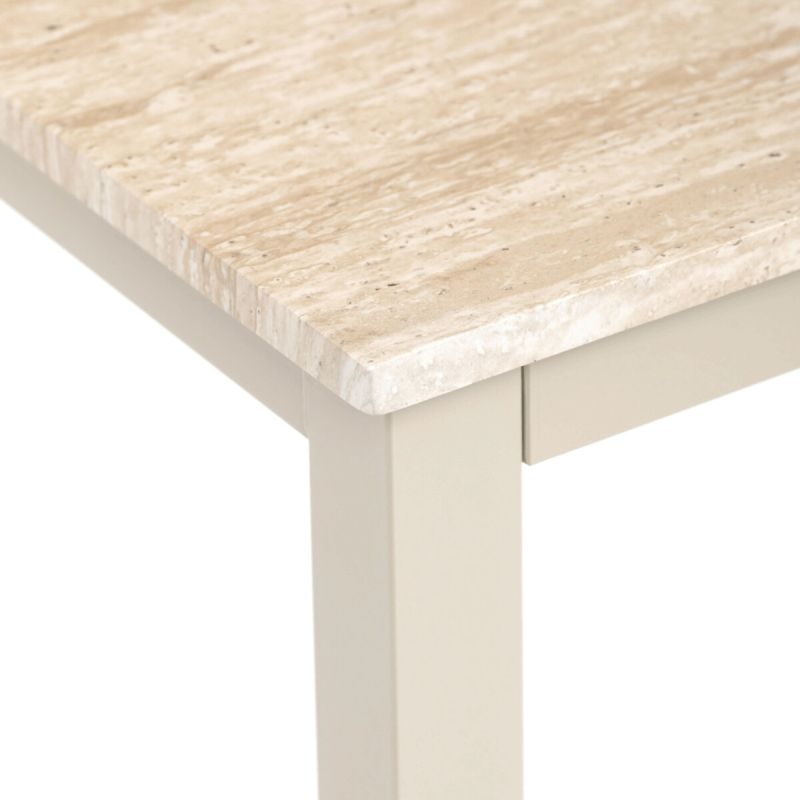 Jedálenský stôl 110×70×75 cm, MDF travertín