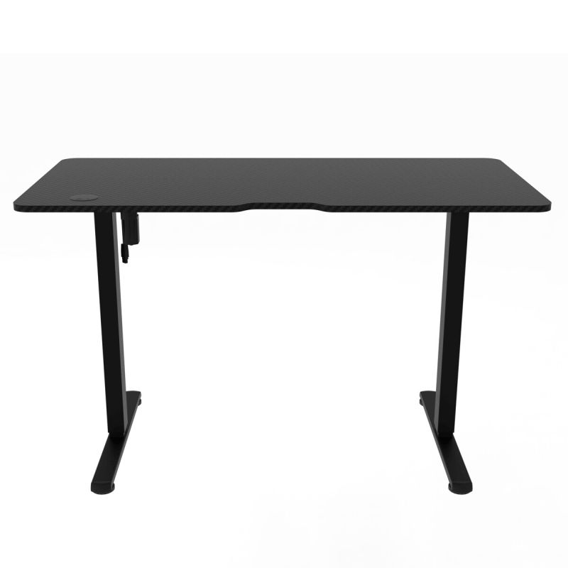 Ergonomický stôl s reguláciou výšky 120x60, melamín, čierny