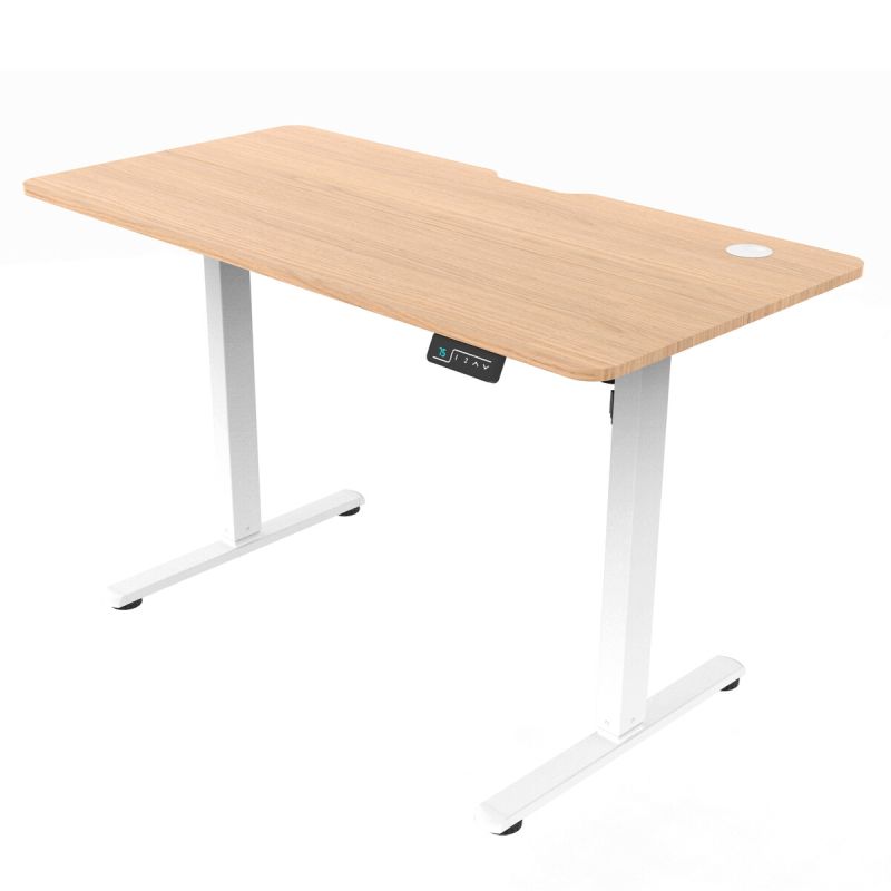 Ergonomický stôl s reguláciou výšky 120x60, melamín, dub