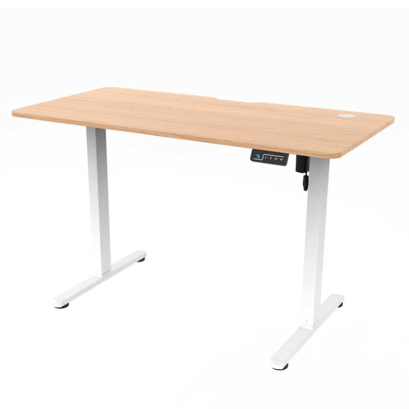 Ergonomický stôl s reguláciou výšky 120x60, melamín, dub