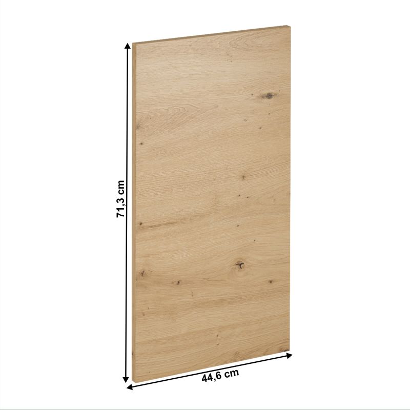 Dvierka na umývačku riadu, dub artisan, 44,6x71,3
