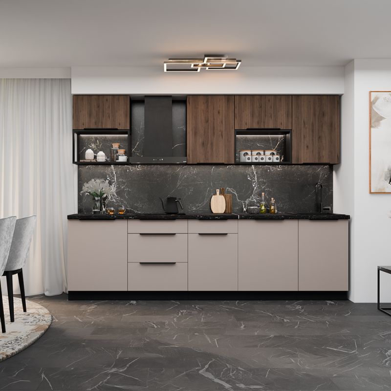 Polica, čierna, ONE LOFT 60 G-36