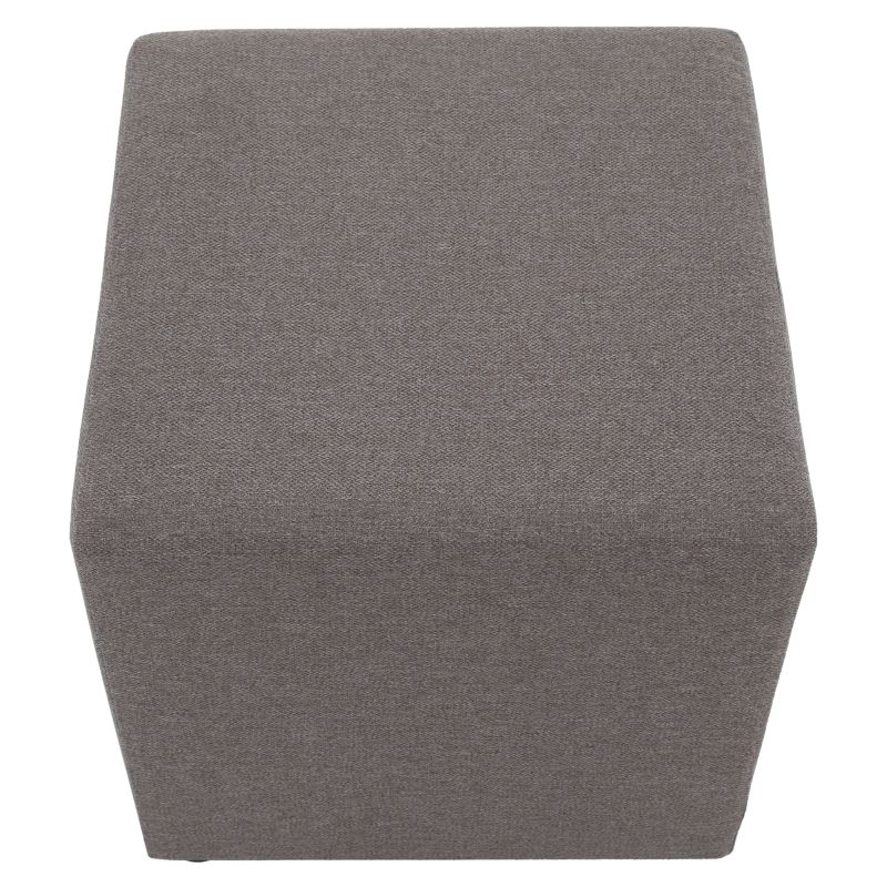 Praktický taburet, látka Twist sivobéžová Taupe