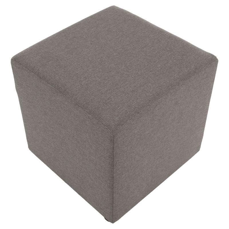 Praktický taburet, látka Twist sivobéžová Taupe