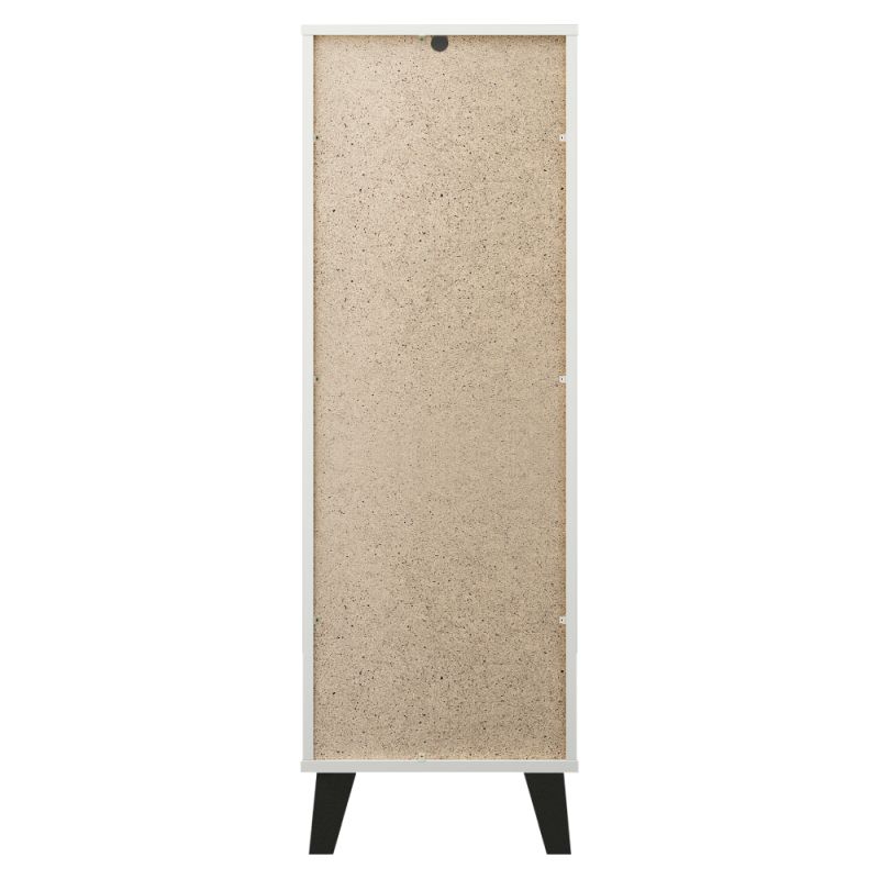 Komoda 5S40, 5x šuplík, biela