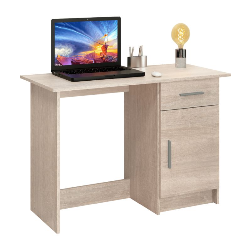 Univerzálny pracovný PC stôl, dub sonoma