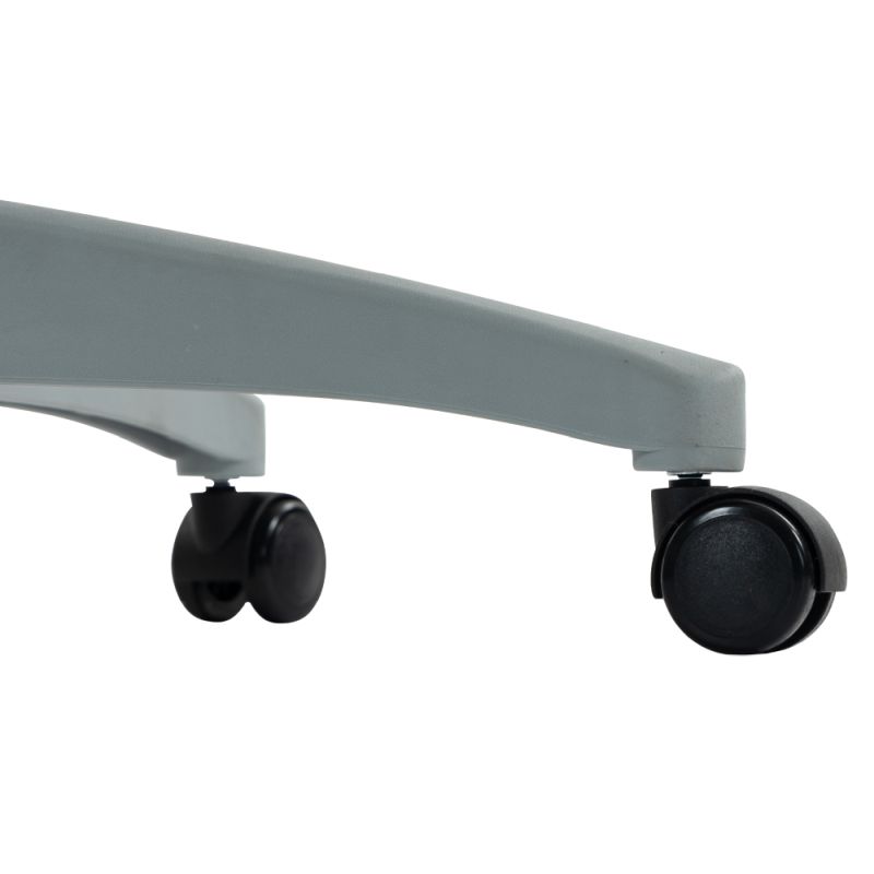 Ergonomické kancelárske kreslo, svetlosivé, sivé so sieťovinou