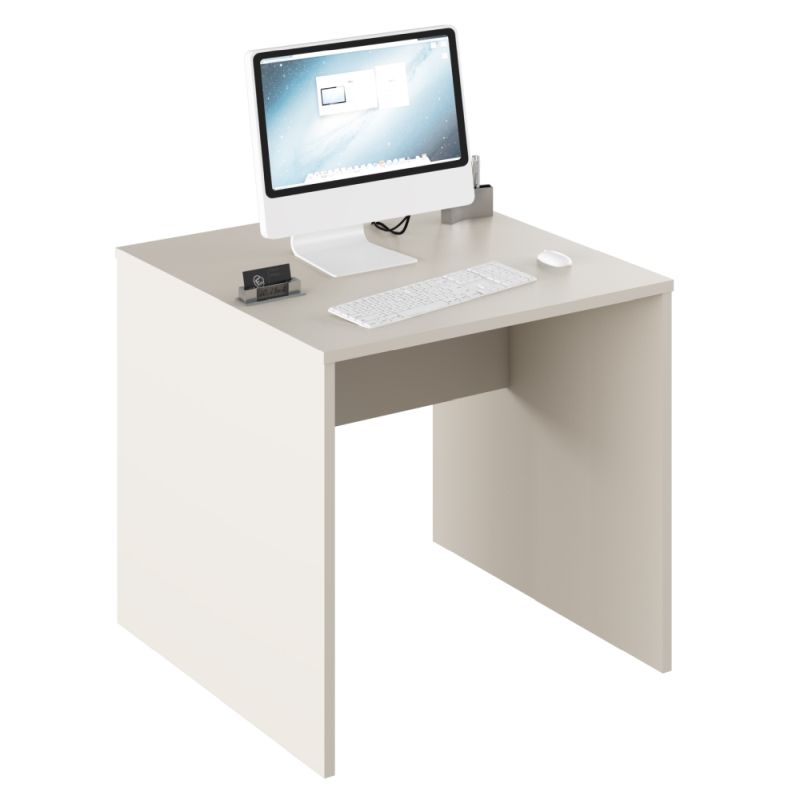 Moderný písací stôl z kvalitnej DTD, kašmír, 80cm