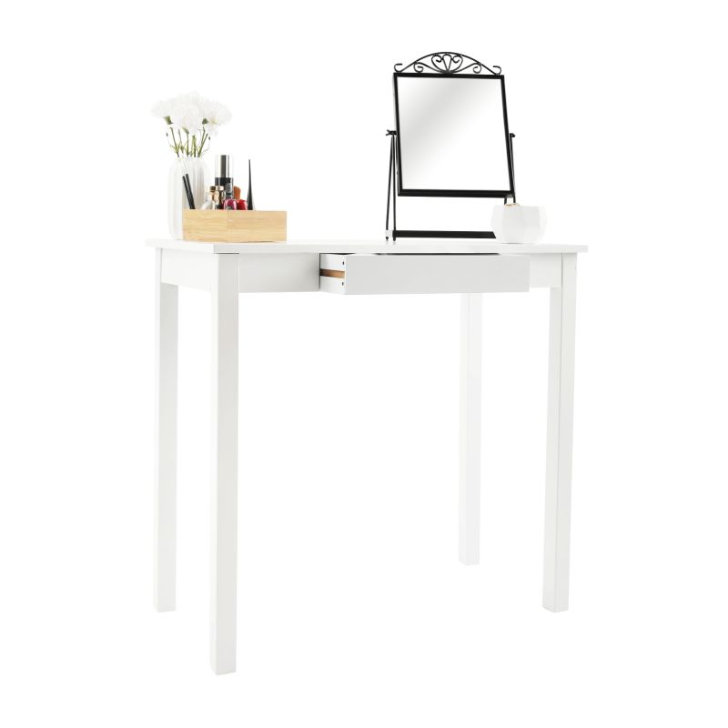 Konzolový stolík z MDF biely