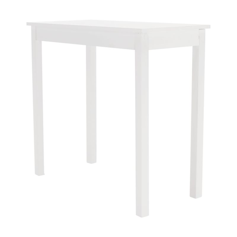 Konzolový stolík z MDF biely