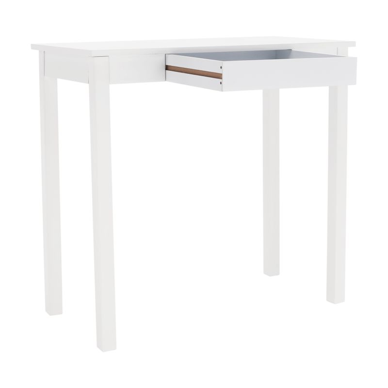 Konzolový stolík z MDF biely