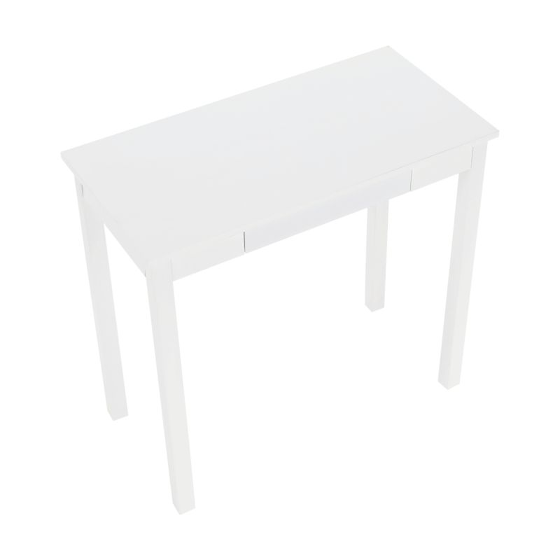Konzolový stolík z MDF biely