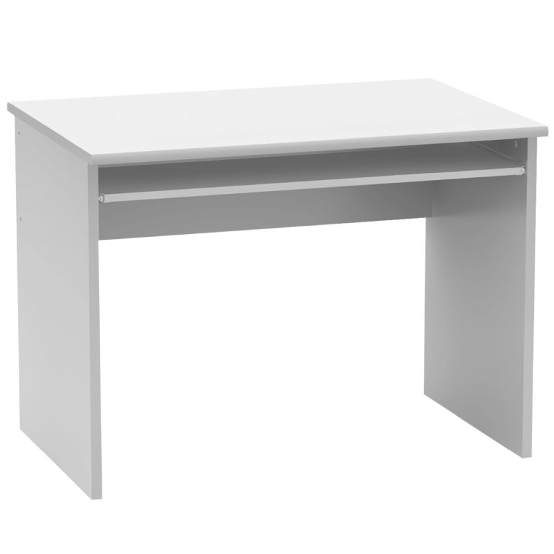 Písací stôl z kvalitnej DTD, 100cm, biely