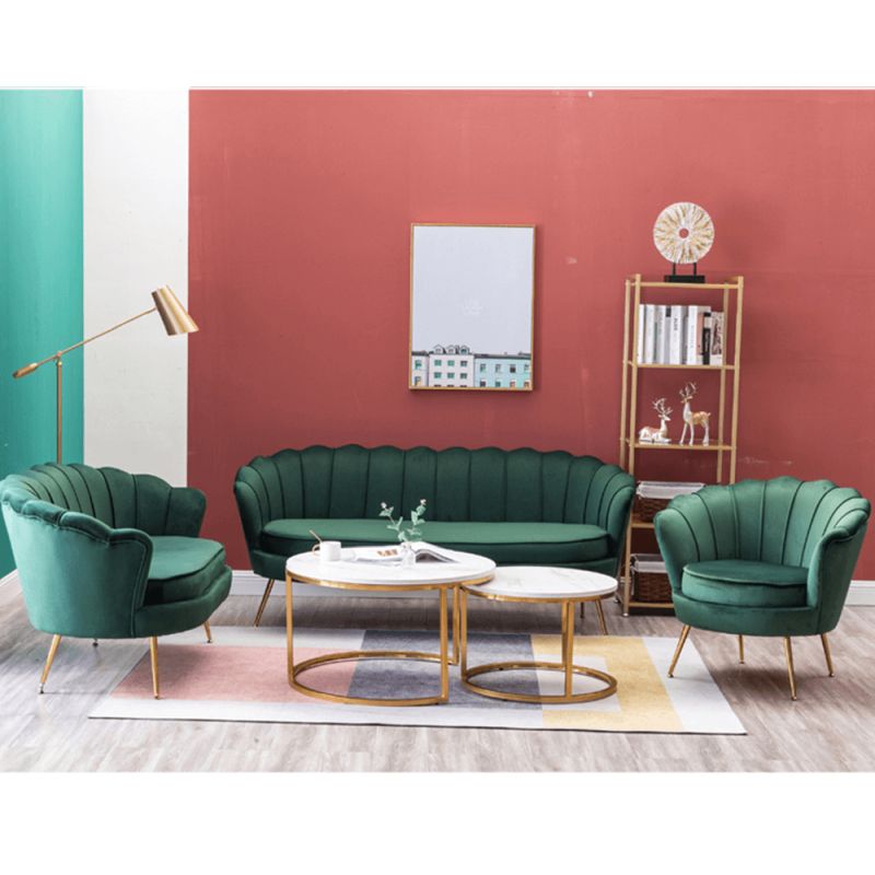 Kreslo v štýle Art-deco, smaragdová Velvet látka-gold chróm-zlatý