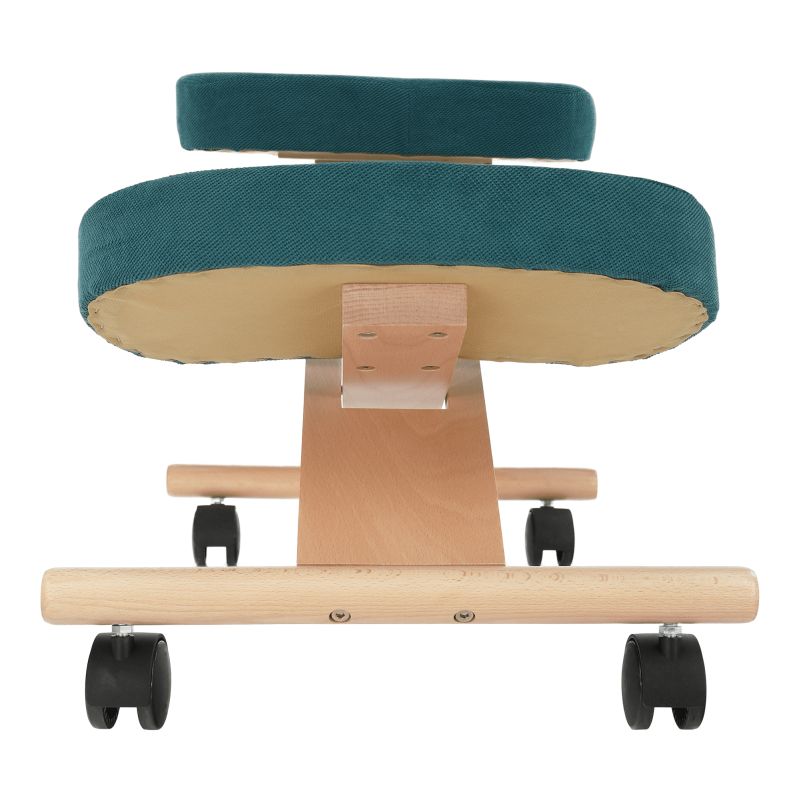 Ergonomická kľakačka, petrolejová-buk