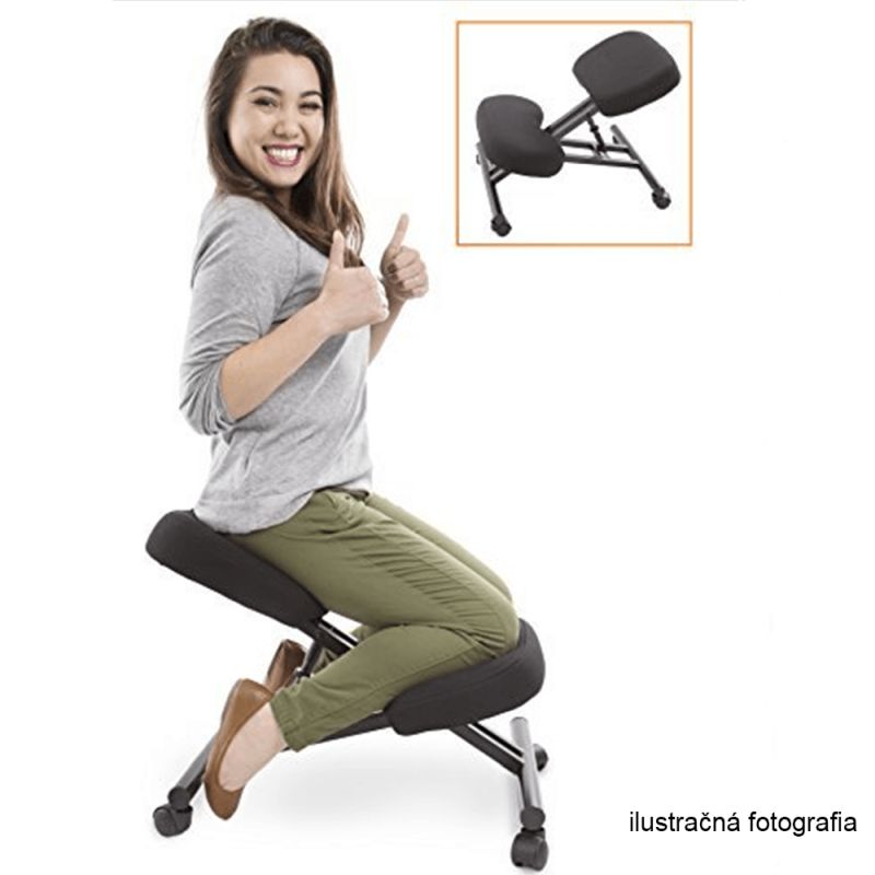 Ergonomická kľakačka, sivohnedá Taupe-buk