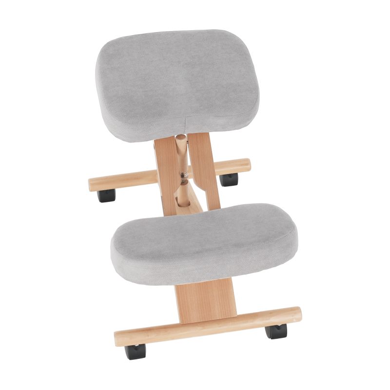 Ergonomická kľakačka, sivohnedá Taupe-buk