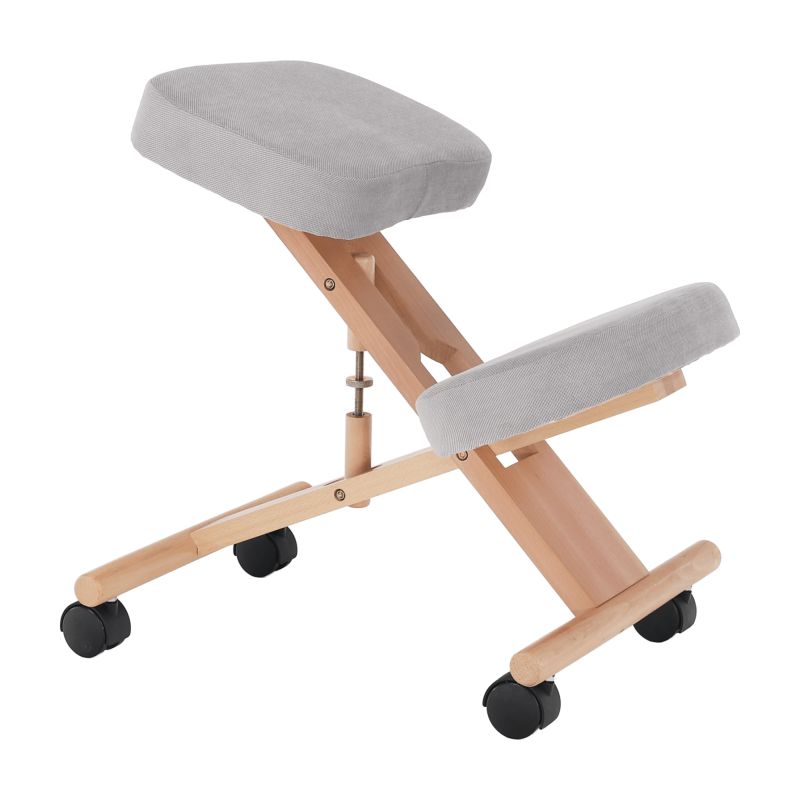 Ergonomická kľakačka, sivohnedá Taupe-buk