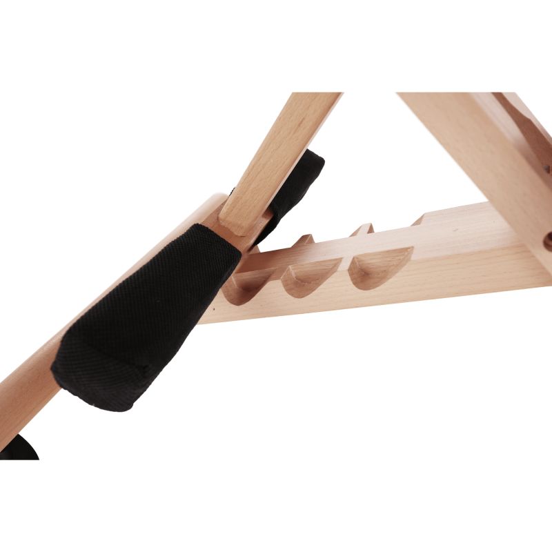 Moderná a ergonomická kľakačka, čierna-buk