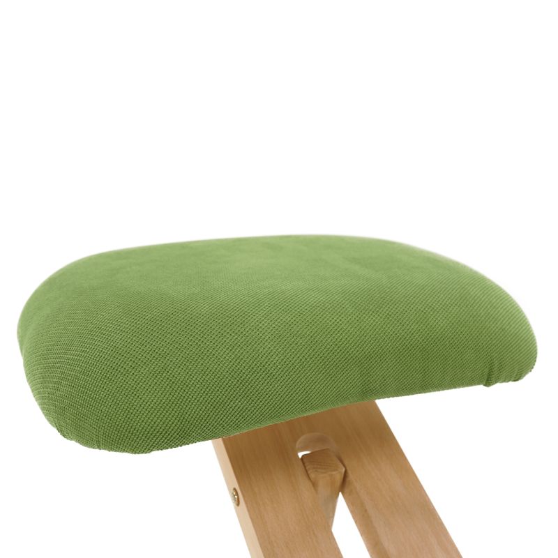 Moderná a ergonomická kľakačka, zelená-buk
