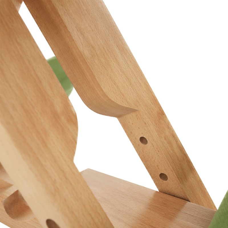 Moderná a ergonomická kľakačka, zelená-buk