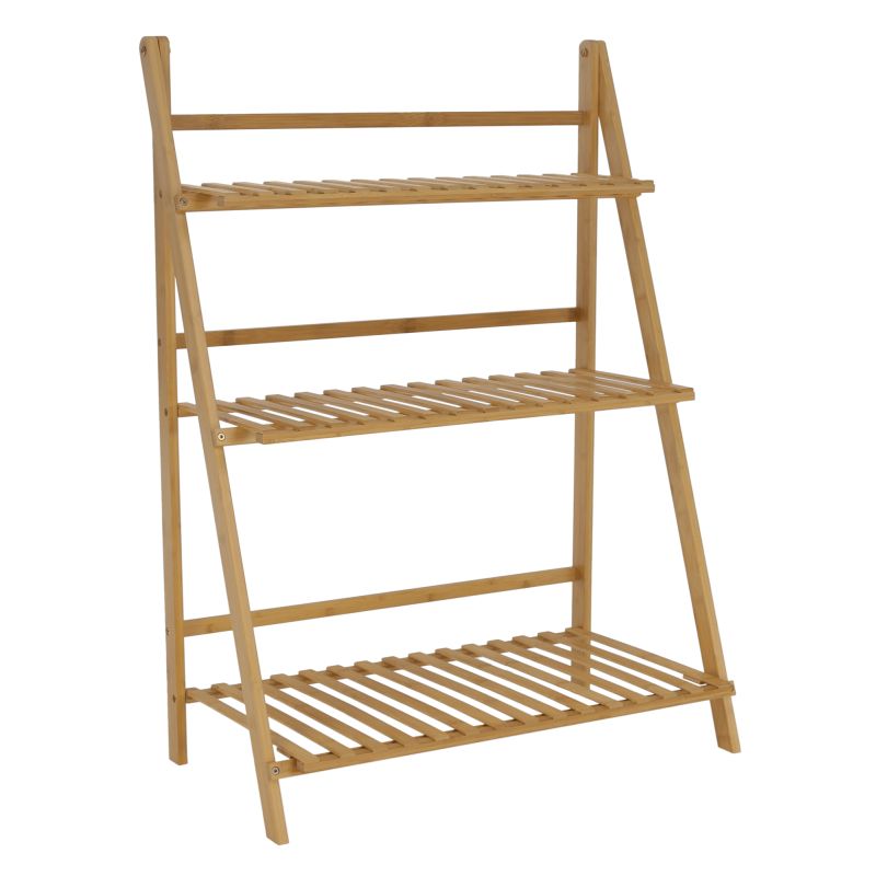 Skladací regál, bambus, TYP 1
