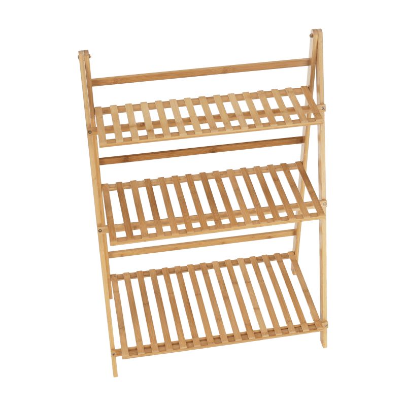Skladací regál, bambus, TYP 1