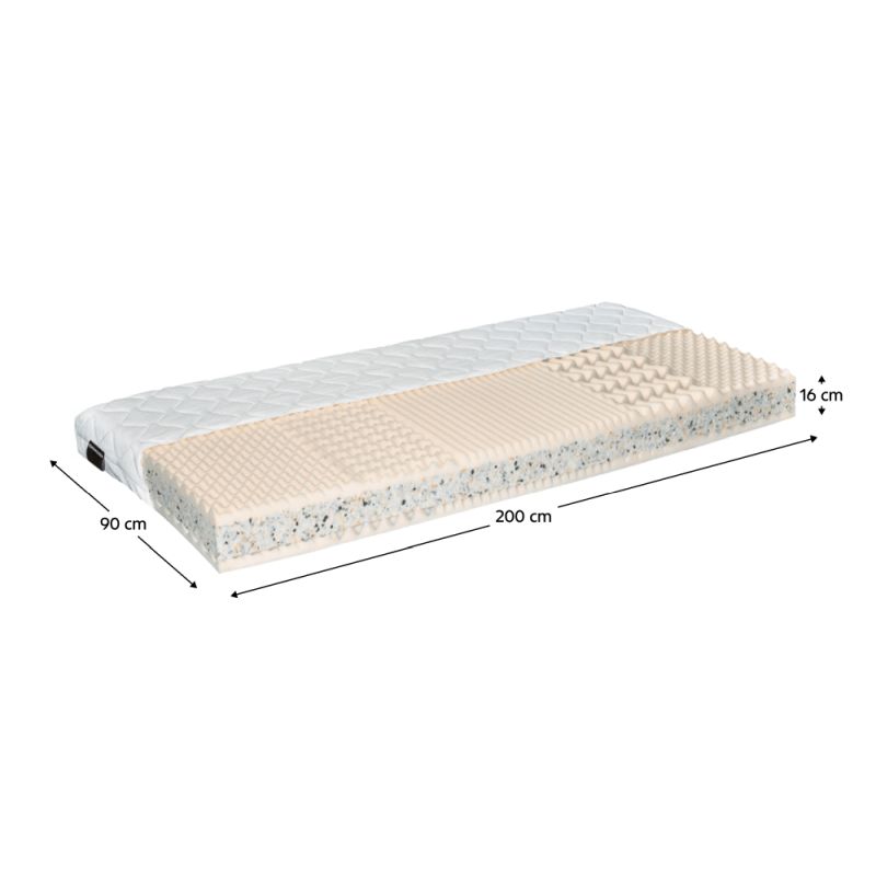 Matrac penový 90x200, CATI V Moravia Comfort