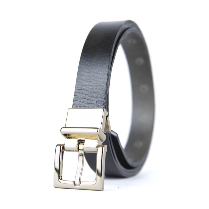 Kožený dámsky opasok ELEGANT GOLD, šírka 2.5cm - Olivová