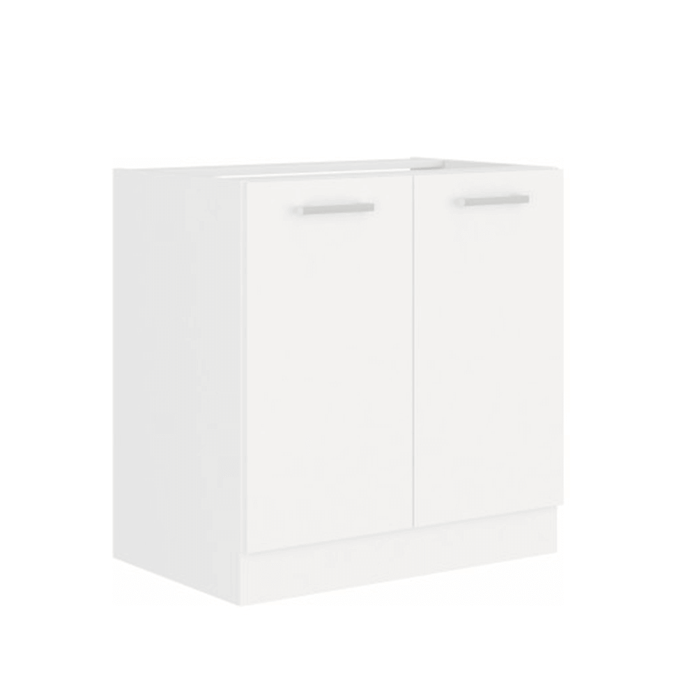 Drezová skrinka, biela, 80 ZL 2F BB, 2x dvierka