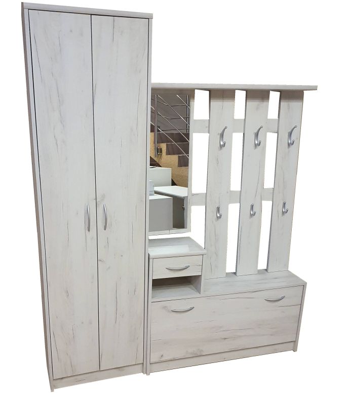 Moderná predsieň craft white