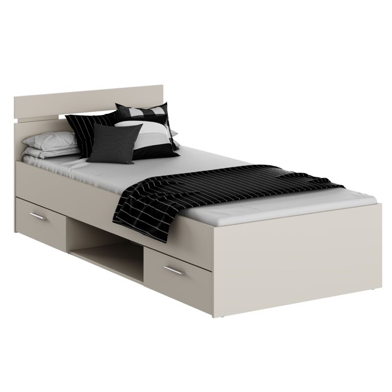 Elegantná posteľ s nádychom šarmu 90, cashmere
