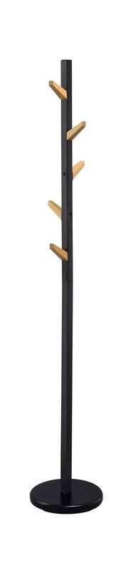 Vešiak na chodbu 177 cm, čierna-dub