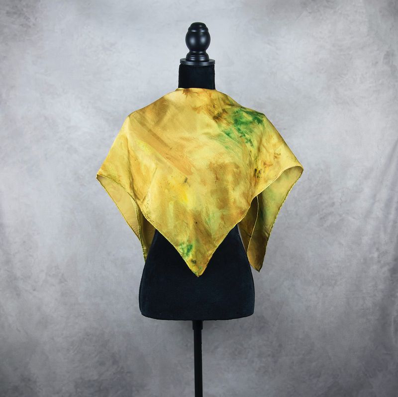Luxusná hodvábna šatka LIMITED_320, 90×90cm, Made in Slovakia