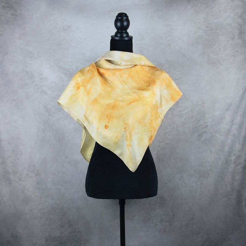 Hodvábna šatka VZOR_82, 90×90cm, Made in Slovakia