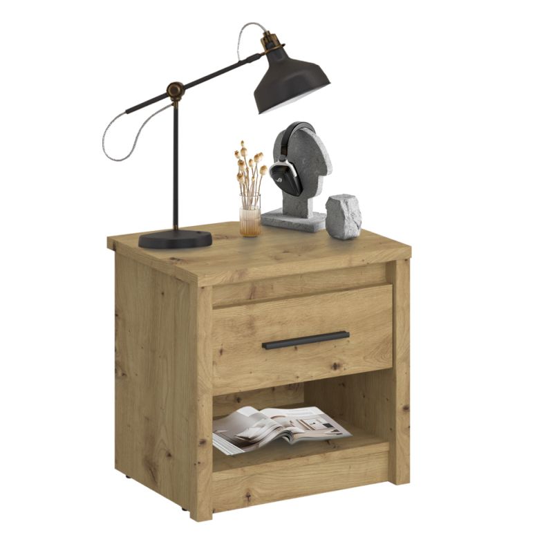 Nočný stolík 1S, dub artisan