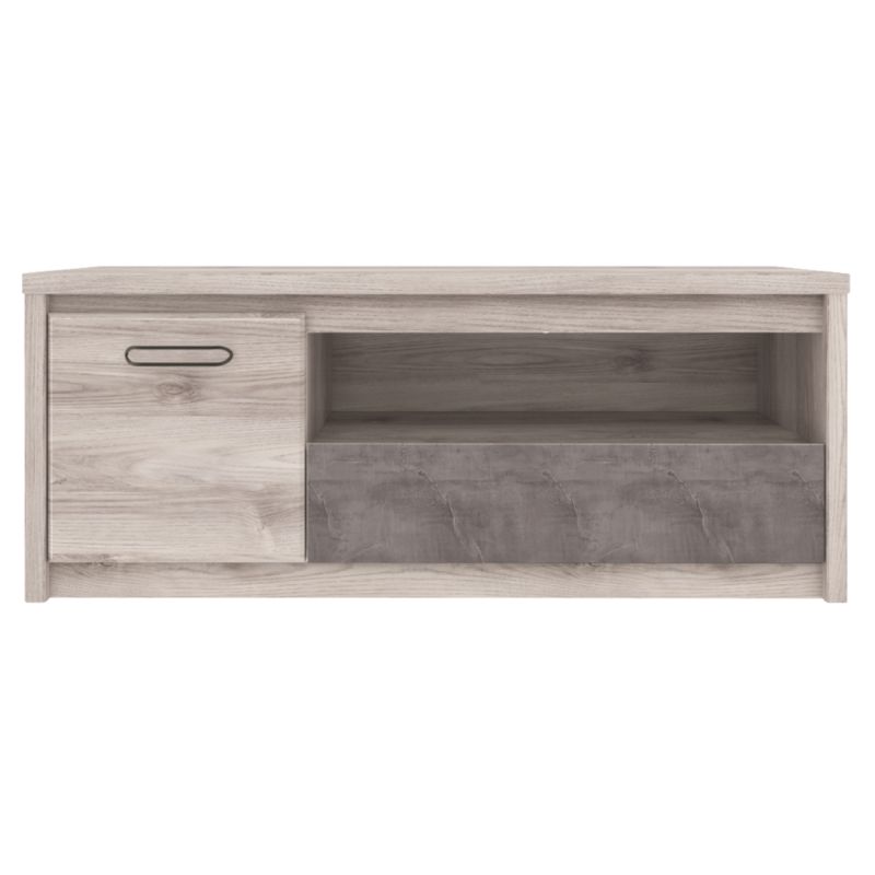 Tv stolík 1D1S, gaštan nairobi-onyx