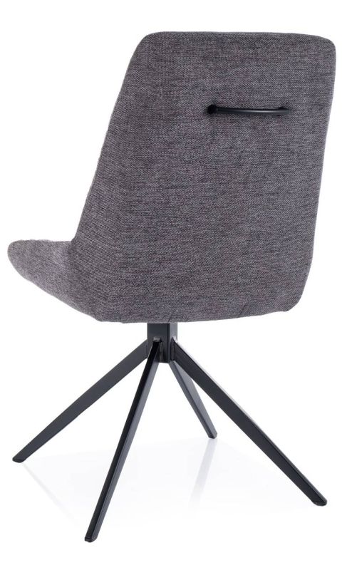 Jedálenská stolička do moderných interiérov, čierna/sivá 07