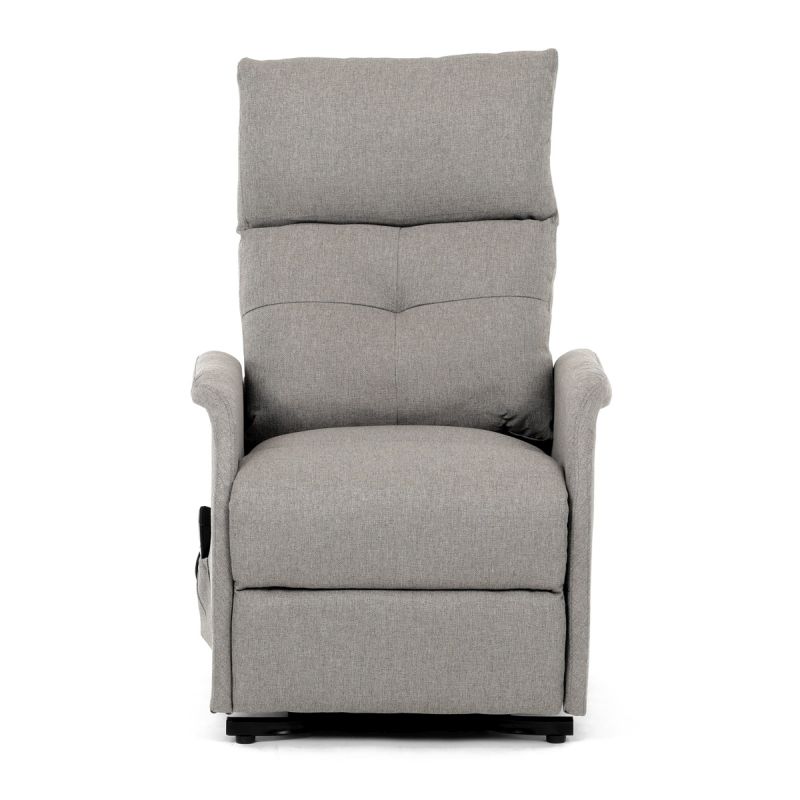 Elegantné elektrické polohovacie kreslo v krémovom prevedení