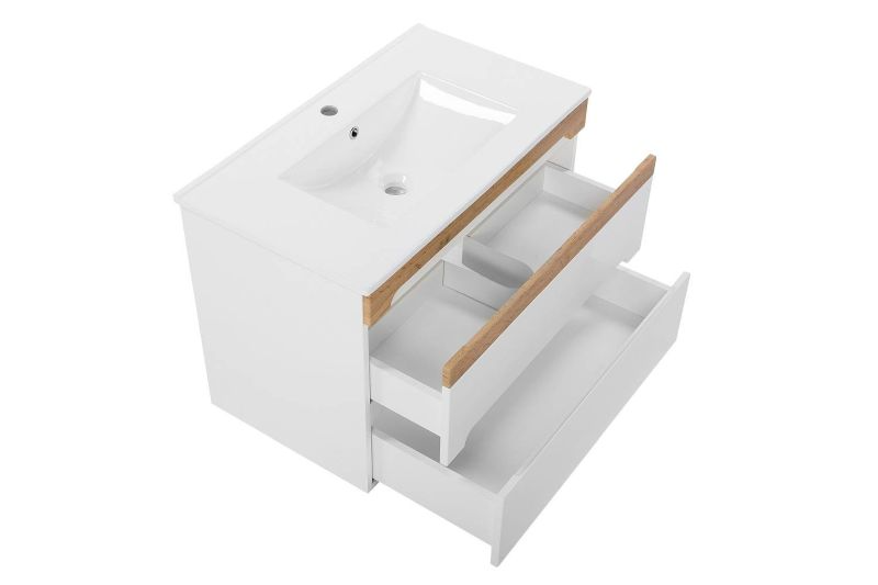 Kúpeľňová skrinka WHITE 822 biela/biely vysoký lesk