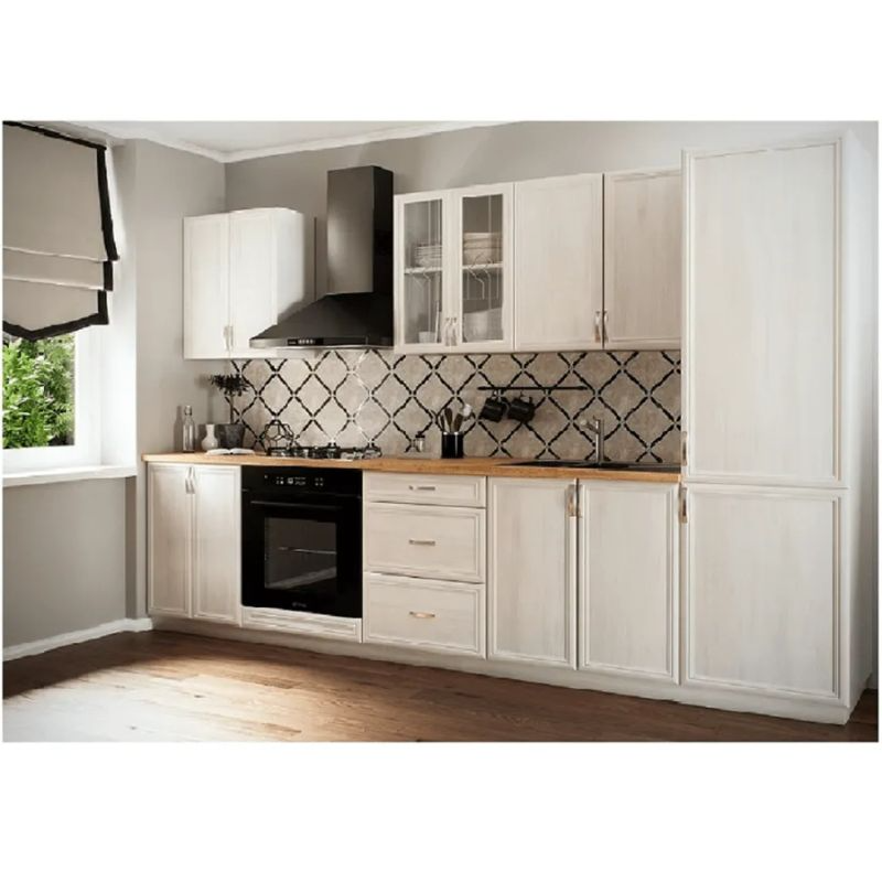 Drezová skrinka D80Z, biela-sosna Andersen, 2x dvierka