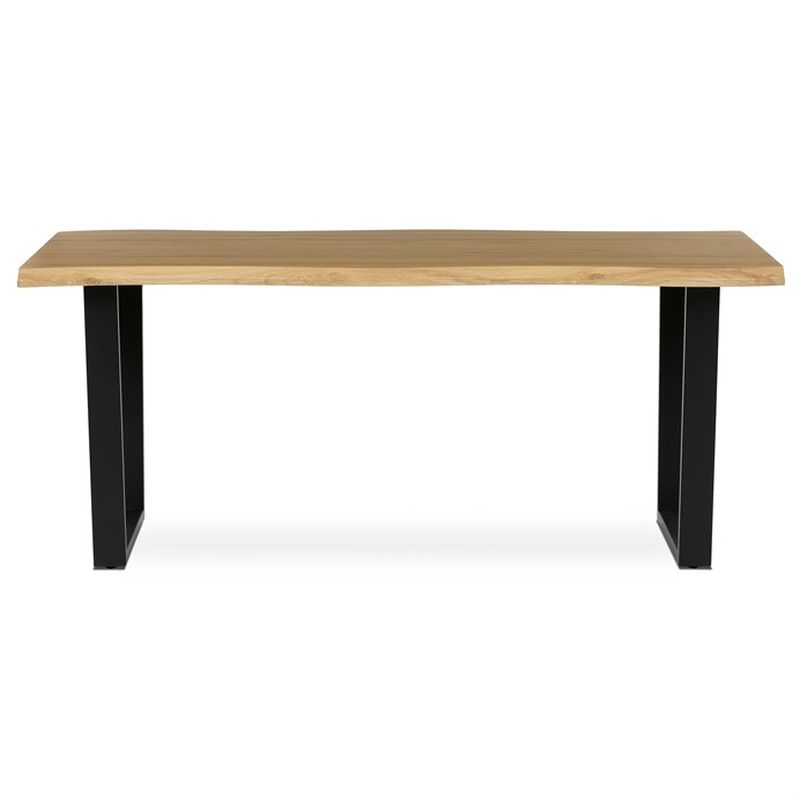 Stôl jedálenský 180x90, MDF doska dekor divoký dub, nohy v tvare U